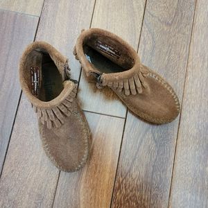 Minnetonka Fringe Booties